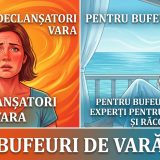 Femeie gestionând bufeuri de vară, sfaturi pentru răcoare.