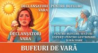 Femeie gestionând bufeuri de vară, sfaturi pentru răcoare.