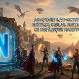 Copertă Netflix One Piece live-action ecranizare anime fantasy.