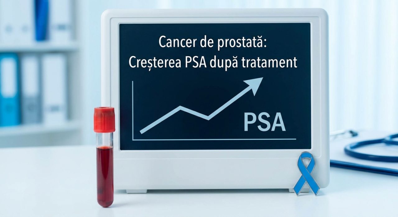 PSA crescut după tratament illustration for Cancer de prostată: Ce înseamnă creșterea PSA după tratament?