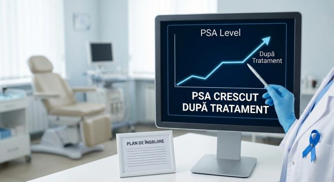 PSA crescut după tratament illustration for Cancer de prostată: Ce înseamnă creșterea PSA după tratament?
