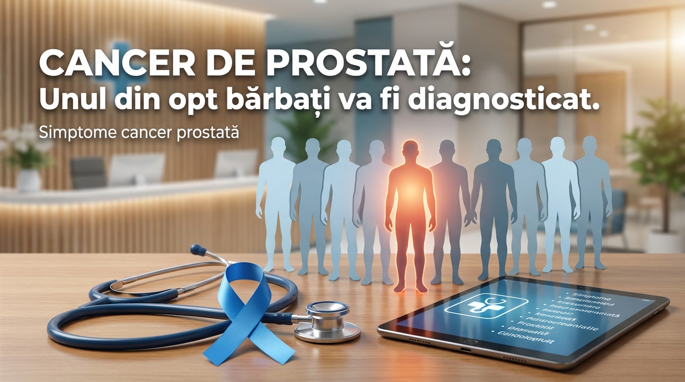 Diagram showing prostate cancer statistics and prevention tips.