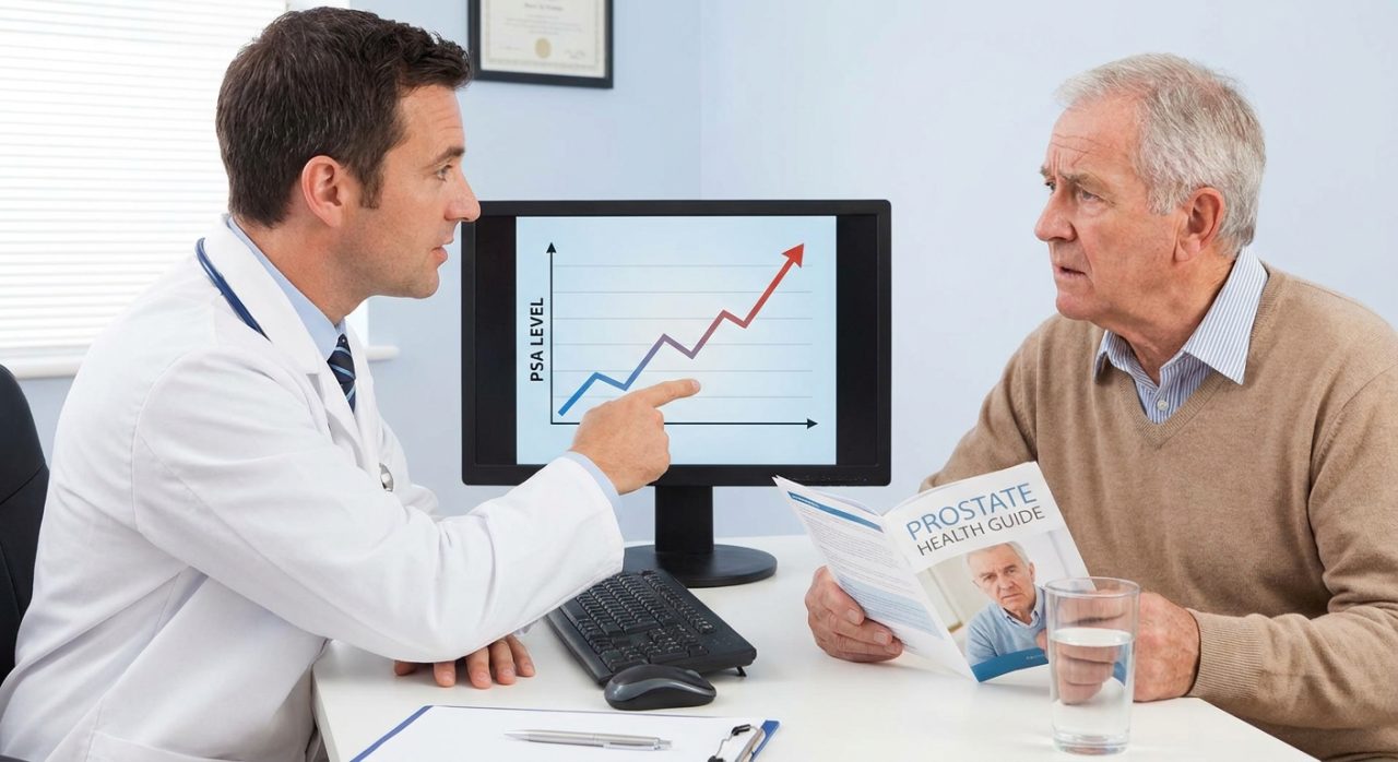 creștere PSA după tratament illustration for Creșterea PSA după tratamentul cancerului de prostată: Ce înseamnă și ri
