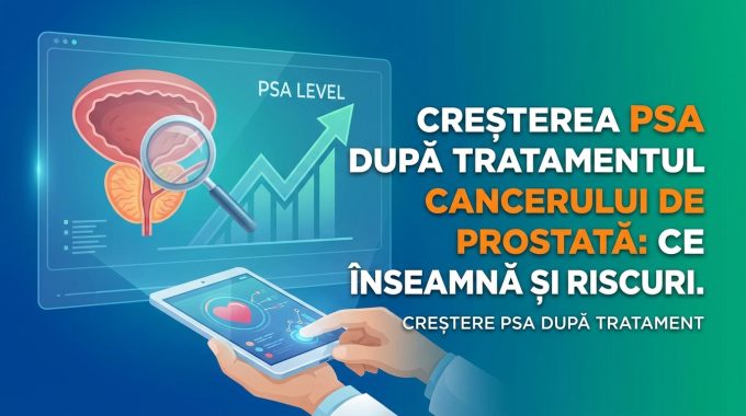 creștere PSA după tratament illustration for Creșterea PSA după tratamentul cancerului de prostată: Ce înseamnă și ri