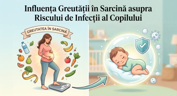 Illustration of Cum influențează greutatea în sarcină riscul de infecții al copilului?