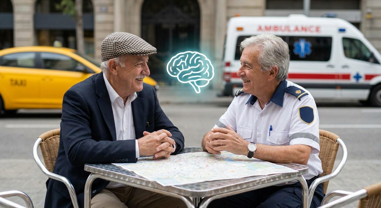 Illustration of De ce șoferii de taxi și ambulanță au un risc mai mic de Alzheimer.