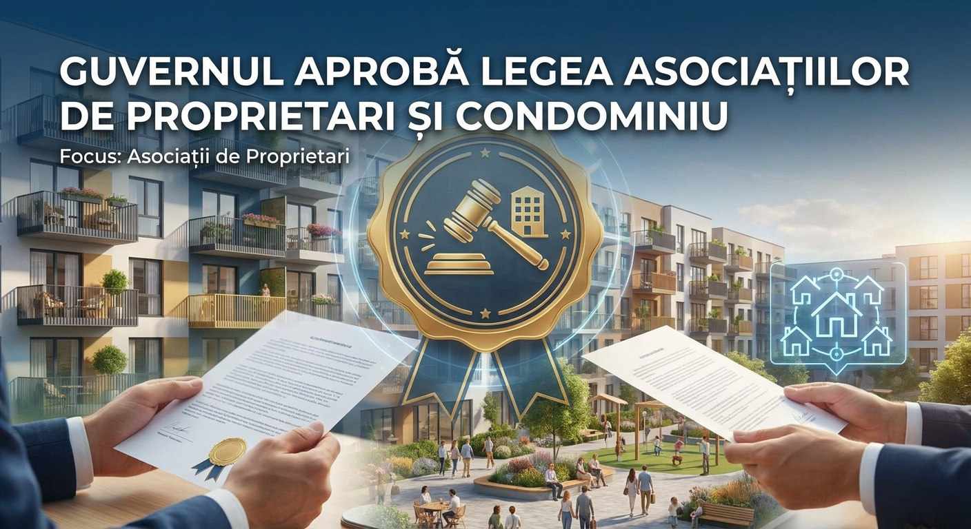 Guvernul aprobă legea pentru asociațiile de proprietari și condominiu.