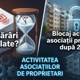 Blocaj activitate asociații proprietari după 2026 din cauza anulării hotărârilor.