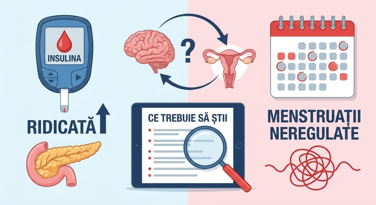insulină ridicată și perioade neregulate illustration for Legătura dintre insulina ridicată și menstruațiile neregulate: ce t