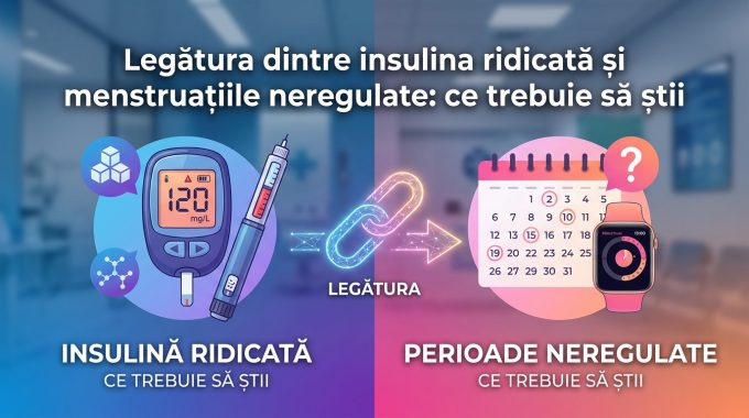 insulină ridicată și perioade neregulate illustration for Legătura dintre insulina ridicată și menstruațiile neregulate: ce t