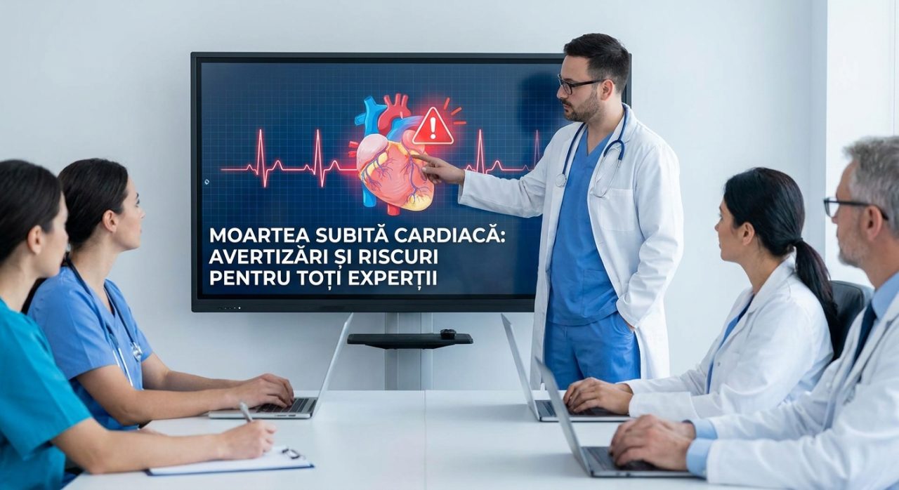 Simbol stilizat al inimii cu un electroșoc, reprezentând moartea subită cardiacă.