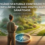 sănătate și bunăstare illustration for Navigând Sfaturile Contradictorii de Wellness: Un Ghid pentru Alegeri Sănătoase