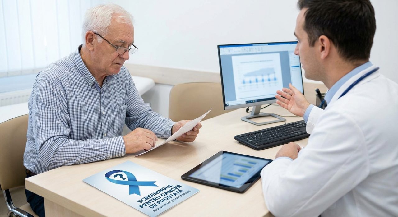 screening cancer de prostată illustration for Screeningul pentru Cancer de Prostată Peste 70 de Ani: Recomandări și Controver