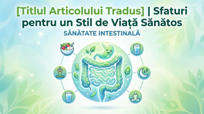 sănătate intestinală illustration for [Titlul Articolului Tradus] | Sfaturi pentru un Stil de Viață Sănătos