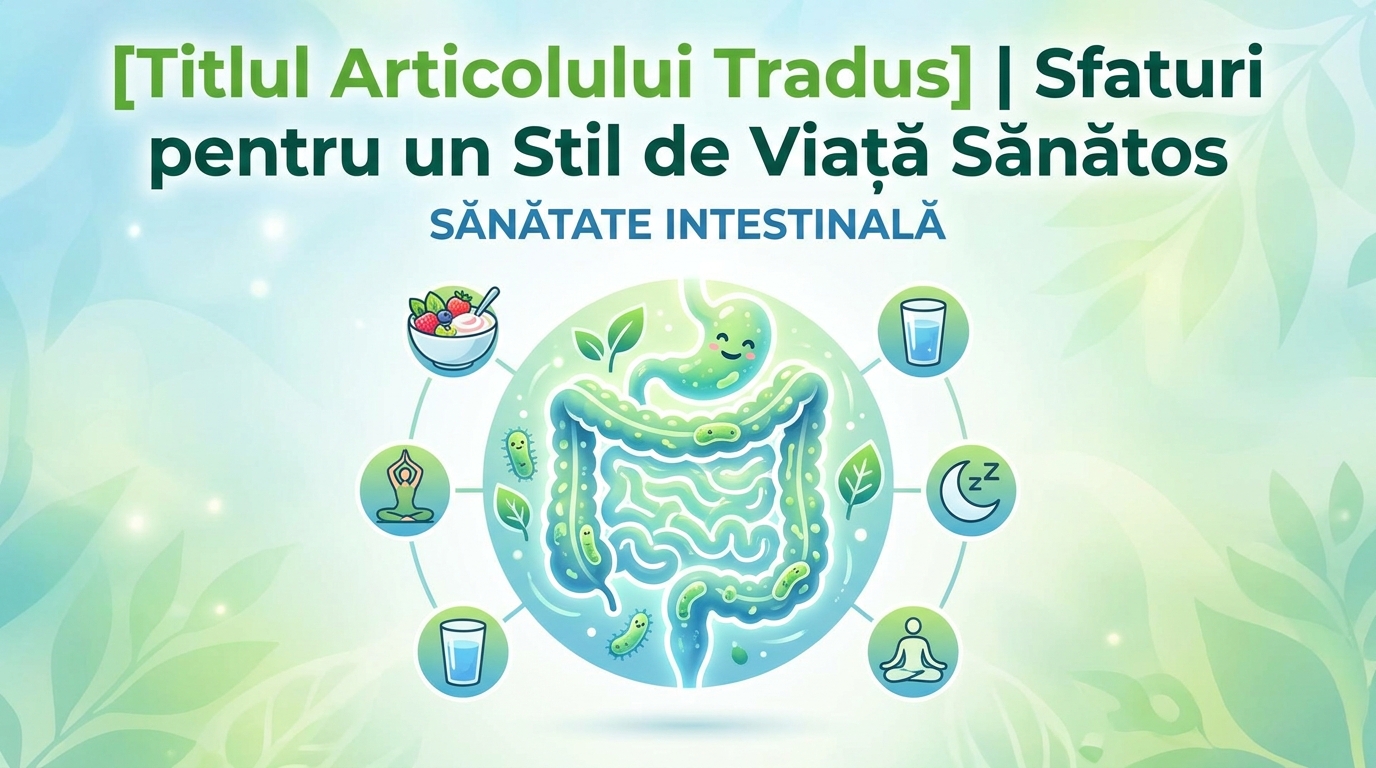 sănătate intestinală illustration for [Titlul Articolului Tradus] | Sfaturi pentru un Stil de Viață Sănătos