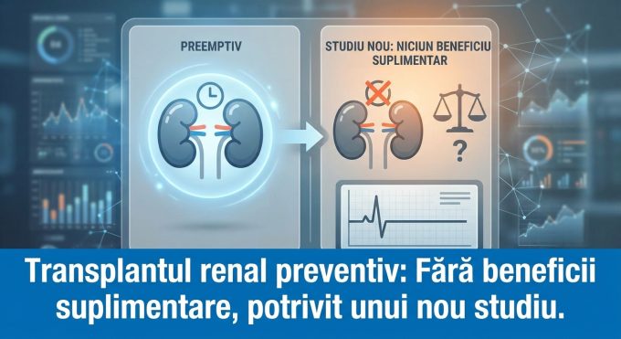 transplant renal preemptiv illustration for Transplantul renal preventiv: Fără beneficii suplimentare, potrivit unui nou stud