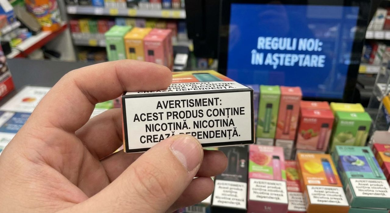 avertismente pachete țigări electronice illustration for Avertismentele de pe pachetele de vape descurajează consumul, dar re