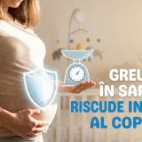 Illustration of Cum influențează greutatea în sarcină riscul de infecții al copilului.
