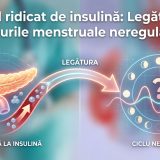 rezistență la insulină ciclu neregulat illustration for Nivelul ridicat de insulină: Legătura cu ciclurile menstruale neregul