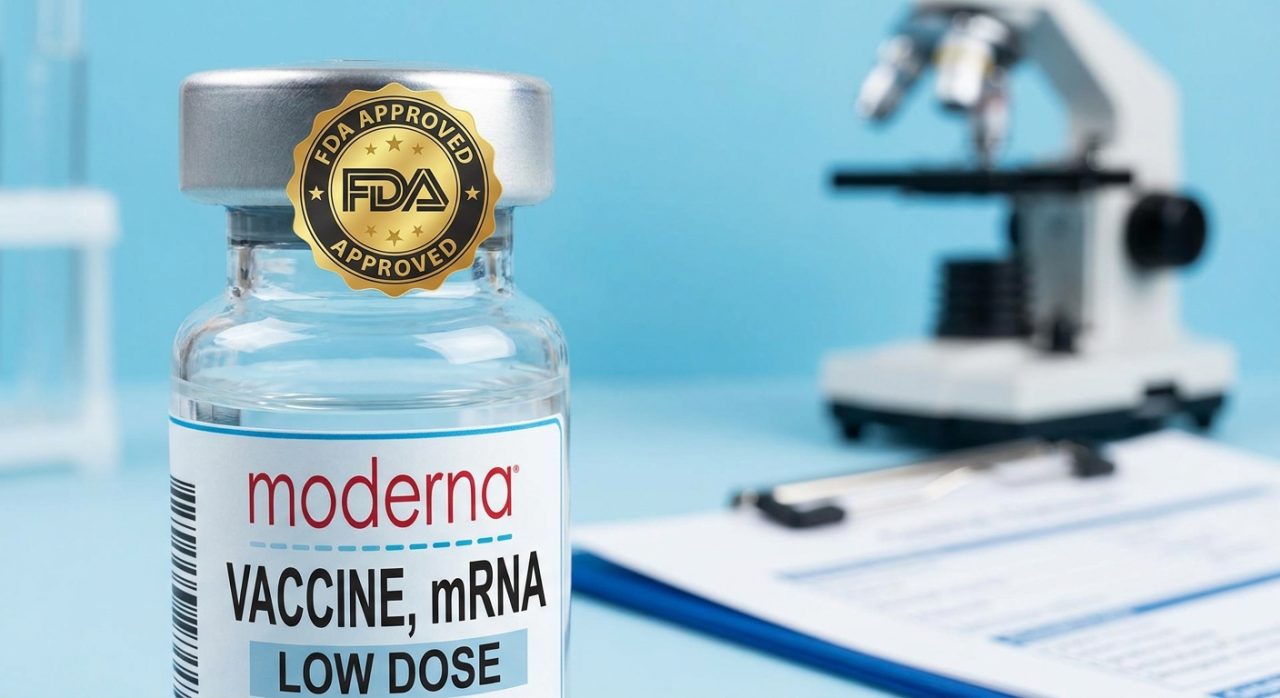 lower-dose COVID-19 vaccine illustration for Noul vaccin anti-COVID-19 Moderna cu doză redusă a fost aprobat de FDA.