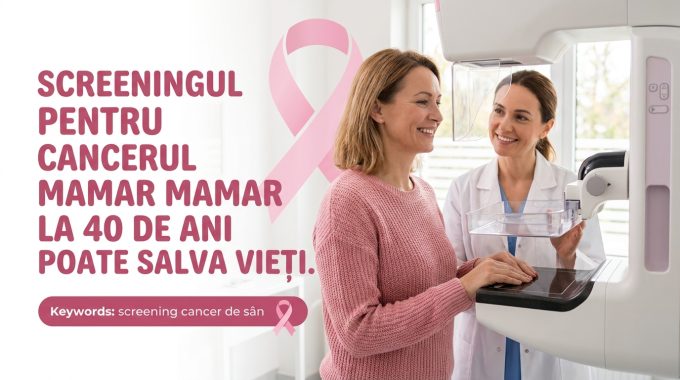 screening cancer de sân illustration for Screeningul pentru cancerul mamar la 40 de ani poate salva vieți.