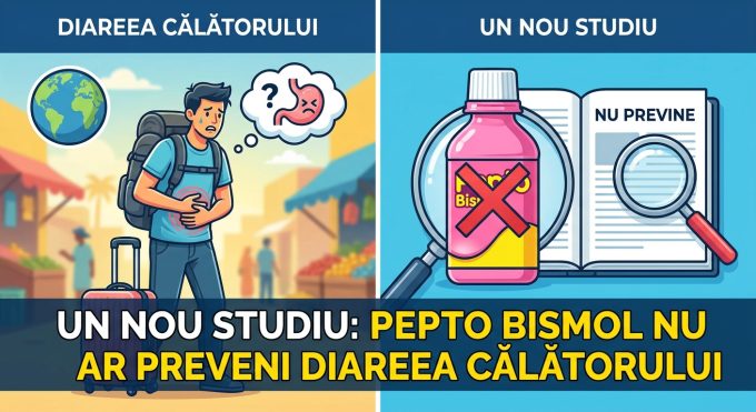 Illustration of Un nou studiu: Pepto Bismol nu ar preveni diareea călătorului.