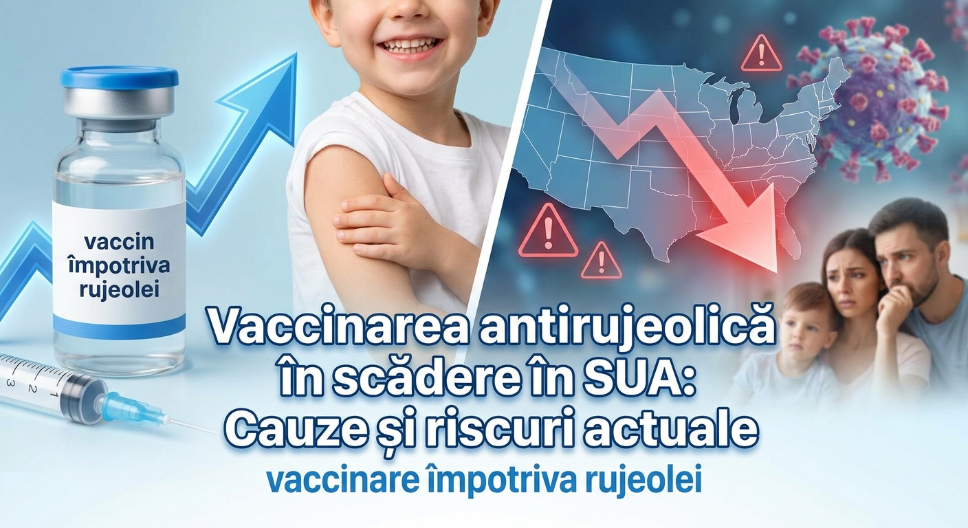 vaccinare împotriva rujeolei illustration for Vaccinarea antirujeolică în scădere în SUA: Cauze și riscuri actuale.